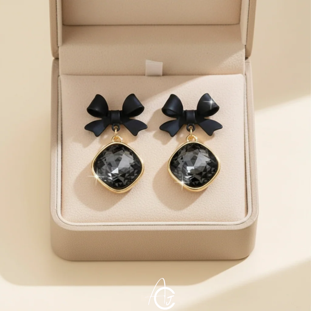 Bling Bow Earrings