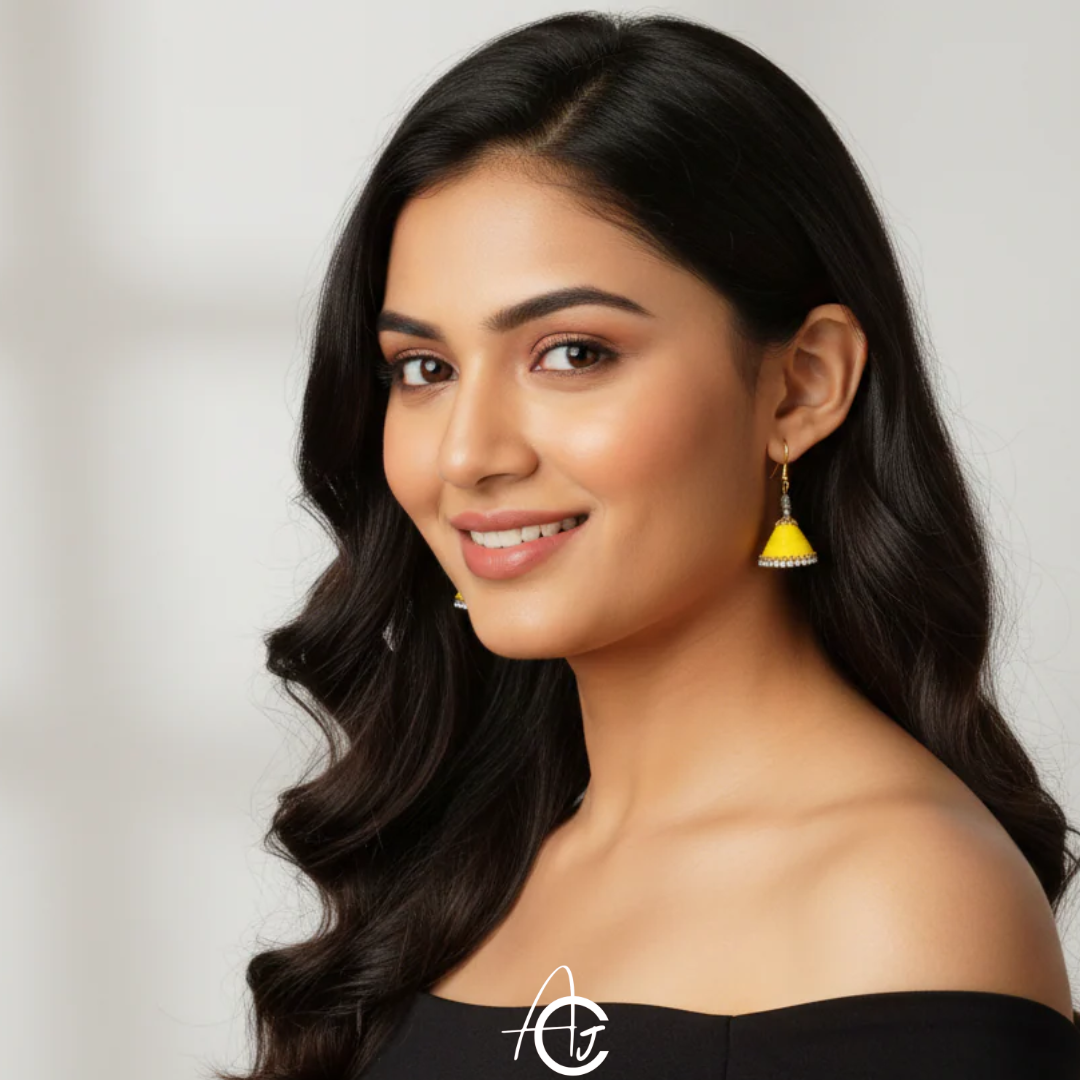 Statement  Jhumka : Handmade
