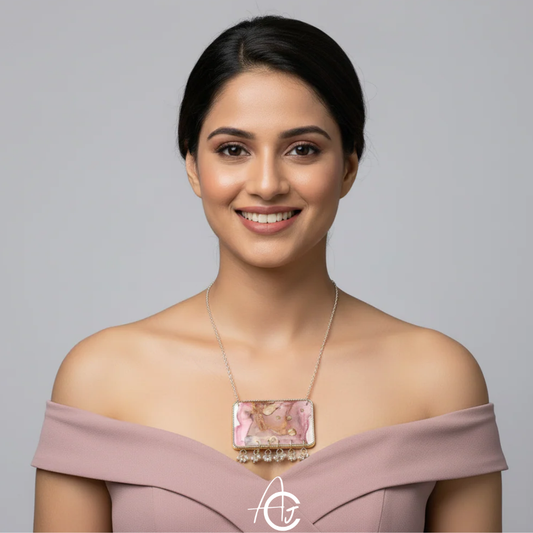 Fluid Necklace : Handmade