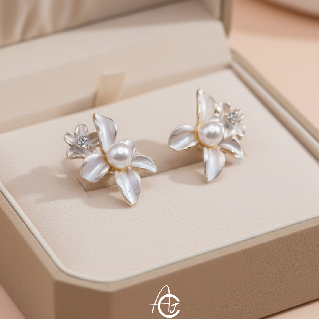 Flower Bling Earrings