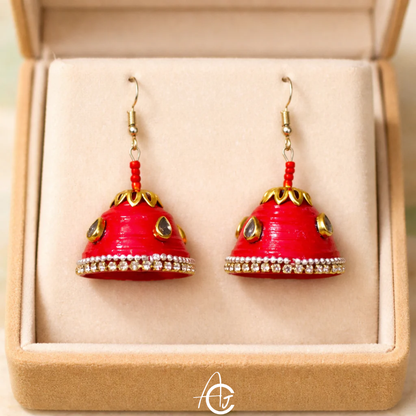 Statement  Jhumka : Handmade