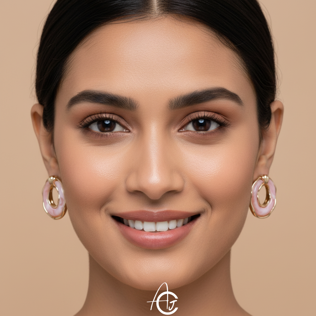 Semi Precious Stone Earrings