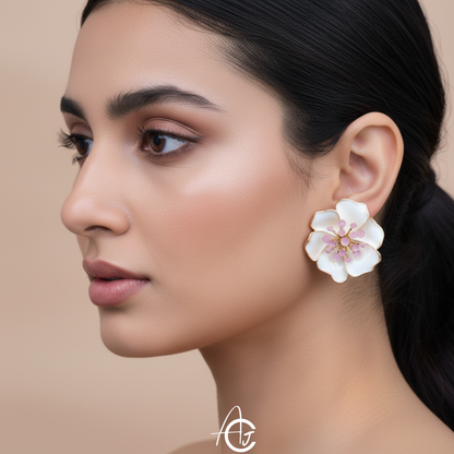 Flower Bling Earrings