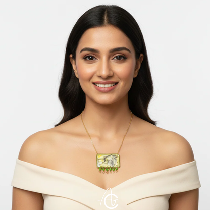 Fluid Necklace : Handmade