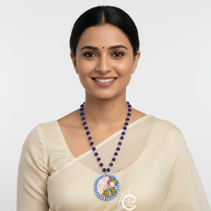 Statement Necklace, Handpainted : Handmade