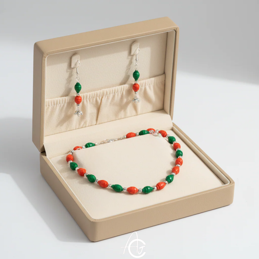 Beads Necklace Set : Handmade