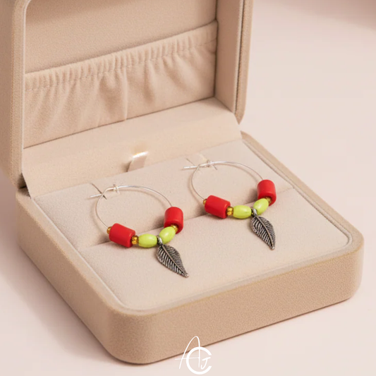 Statement  Earrings : Handmade