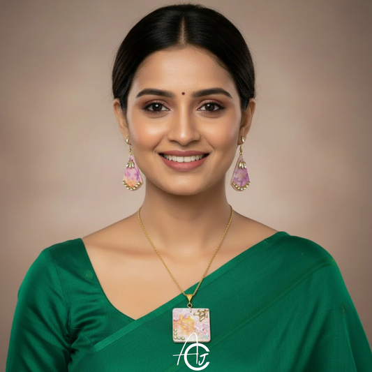 Fluid Necklace Set : Handmade