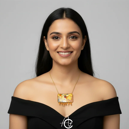 Fluid Necklace : Handmade