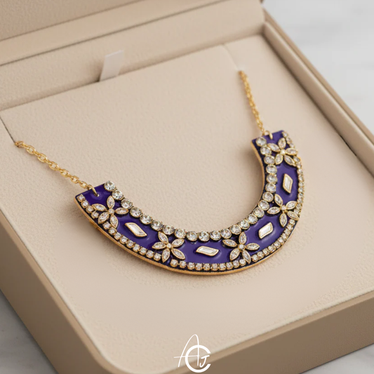 Statement Kundan Necklace : Handmade