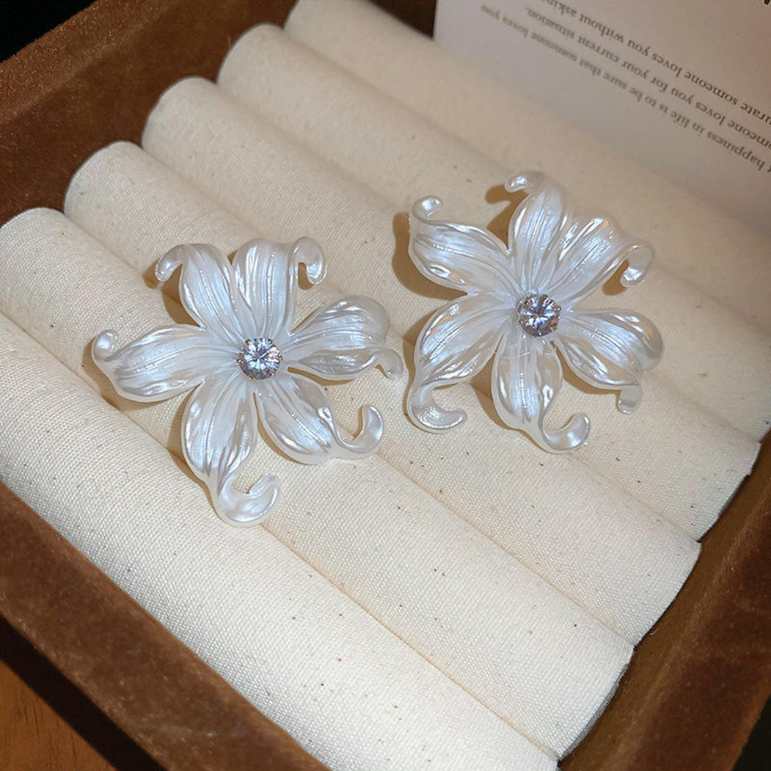 Flower Big Earrings