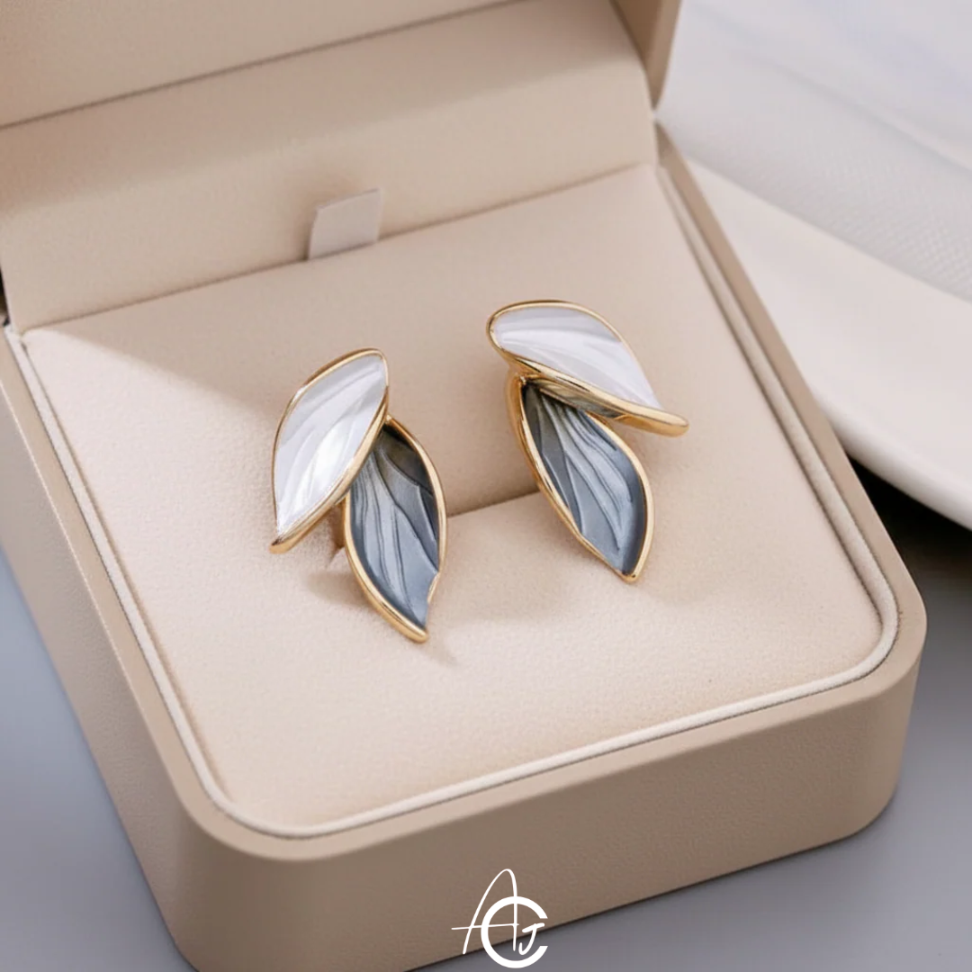 Leafy Stud Earrings