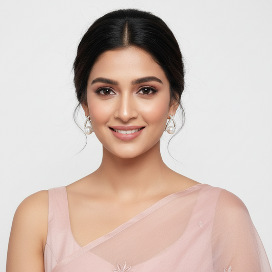 Bling Pearl Earrings