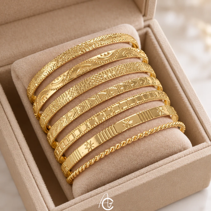 Golden Layered Bracelet