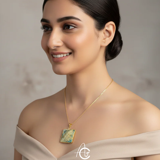 Fluid Necklace : Handmade