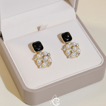 Pearl Bling Earrings