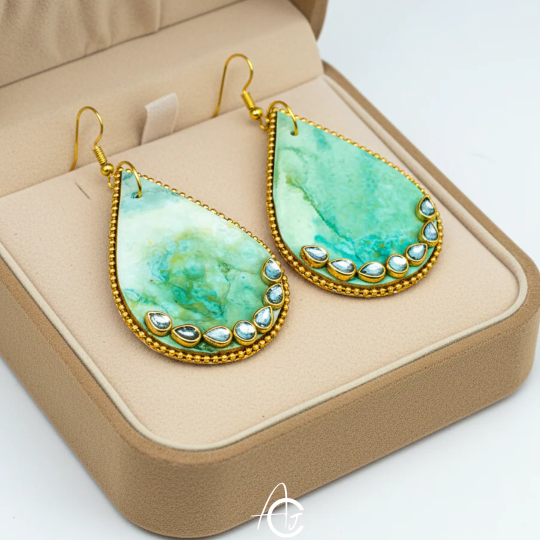 Fluid Earrings : Handmade