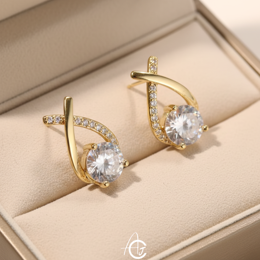 Drop The Bling Earrings