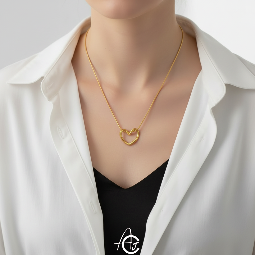 Open Heart Necklace