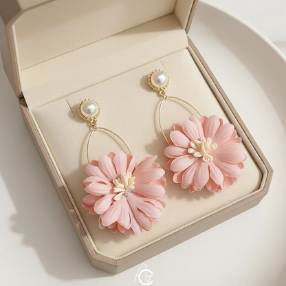Stetement Flower Dangle Earrings