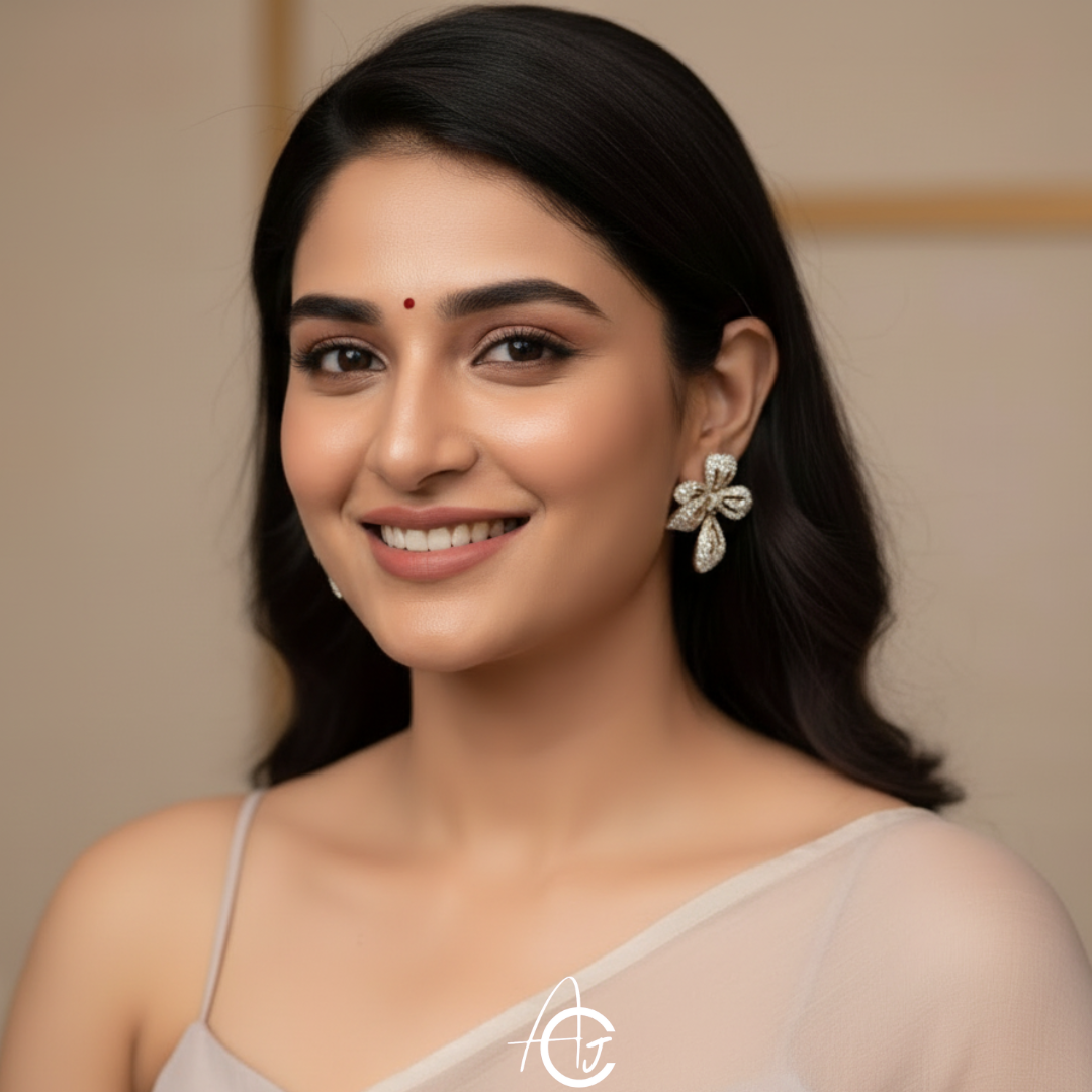 Bling Flower Earrings