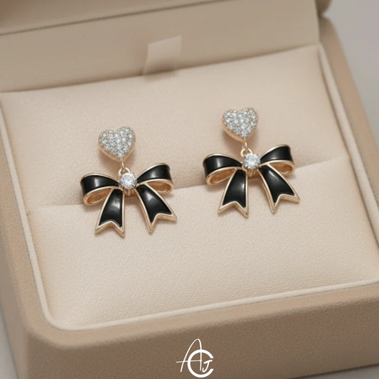 Bling Bow Earrings
