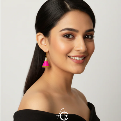 Statement  Jhumka : Handmade