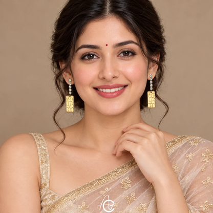 Diamond Drop Earrings