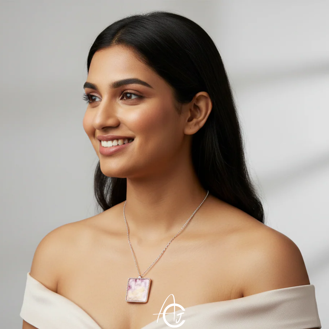 Fluid Necklace : Handmade