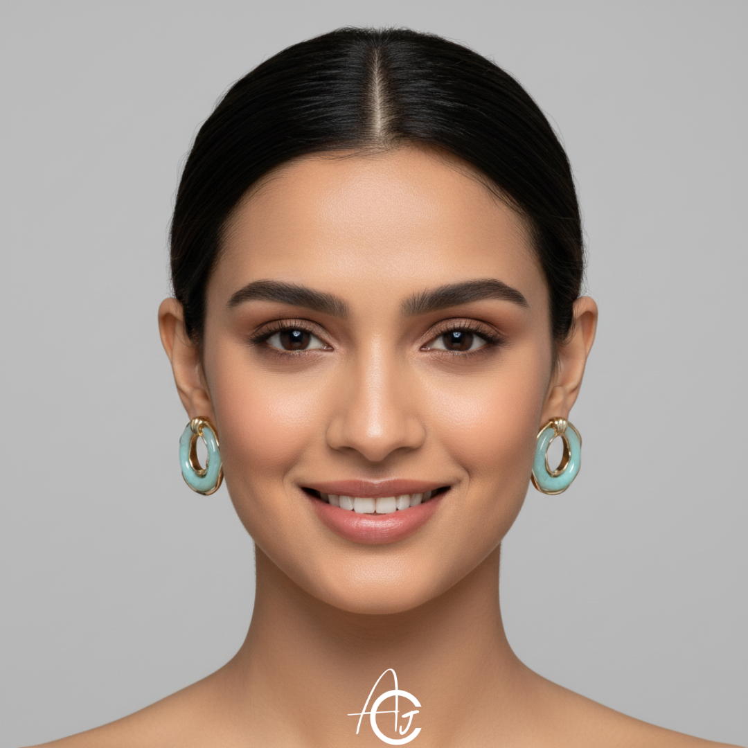 Semi Precious Stone Earrings