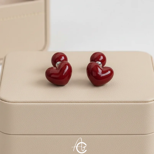 Heart Statement Earrings