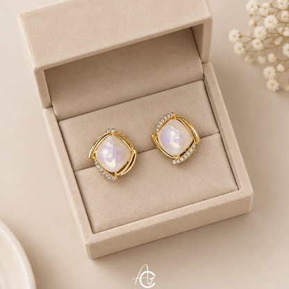 Bling Pearl Earrings