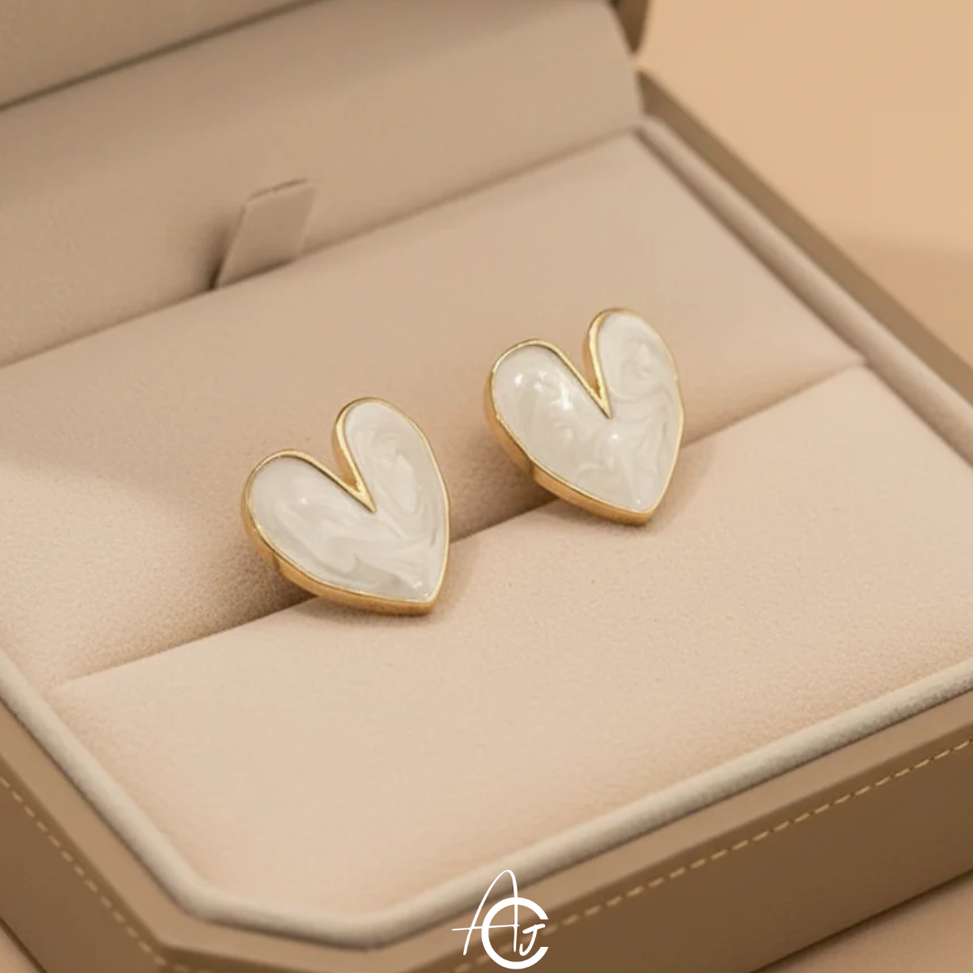 Shiney Heart Earrings