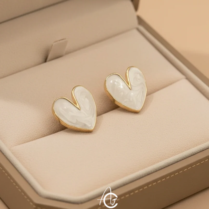 Shiney Heart Earrings