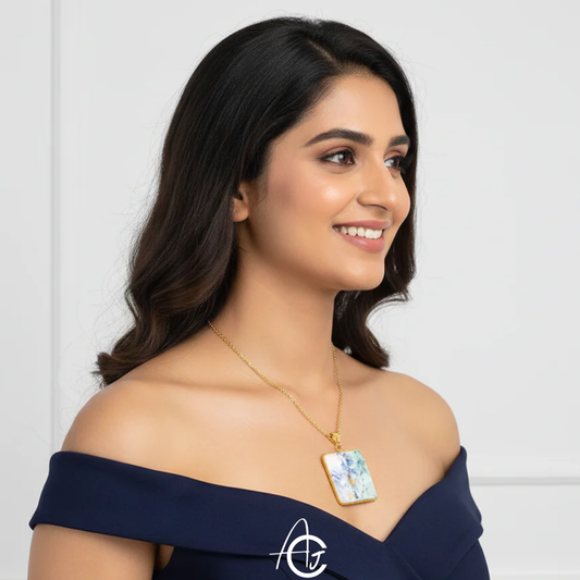 Fluid Necklace : Handmade