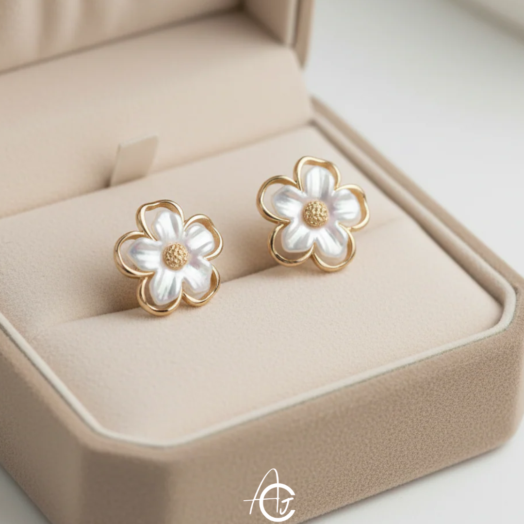 Flower Minimal Earrings