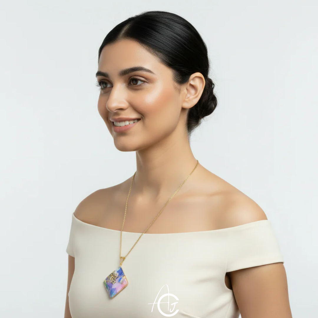 Fluid Chain Necklace : Handmade