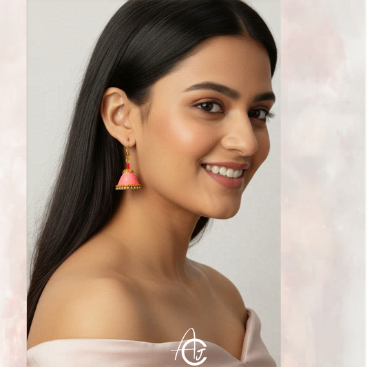 Statement  Jhumka : Handmade