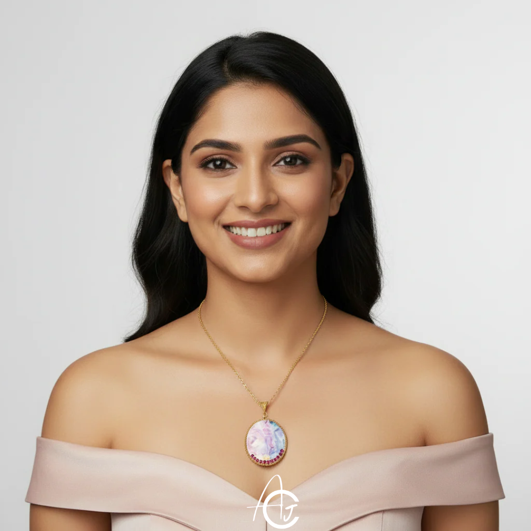 Fluid Necklace : Handmade