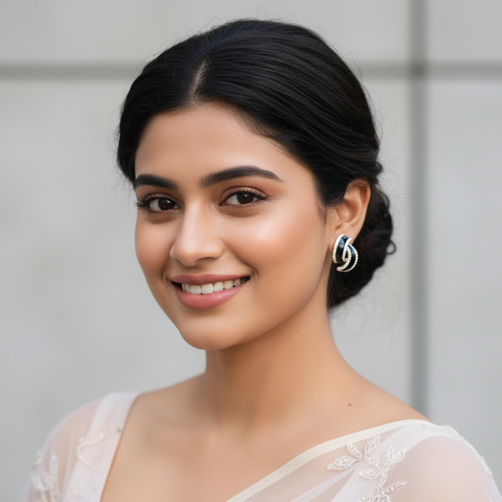 Whirl Stud Jazzy Earrings