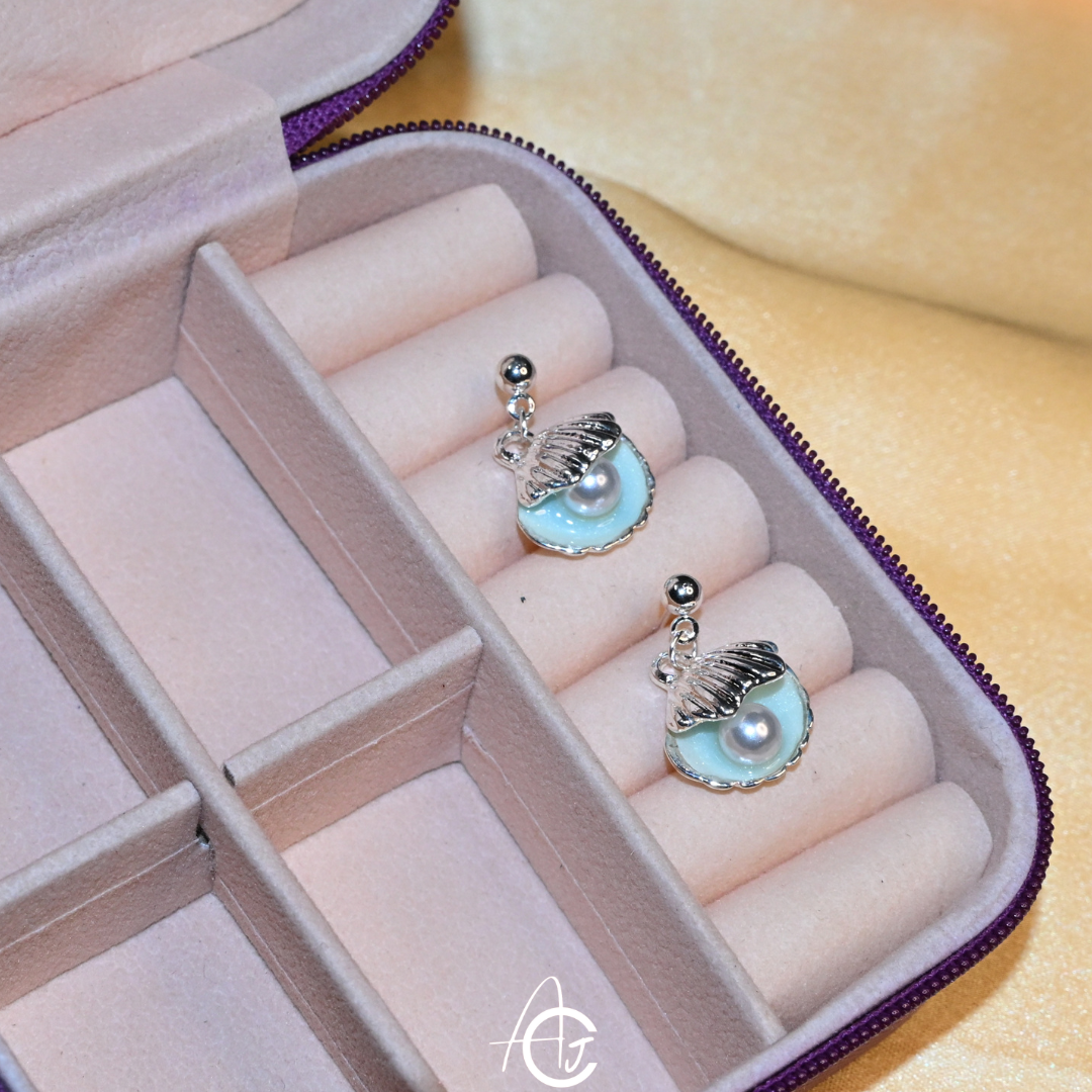 Pearl And Shell Earrings