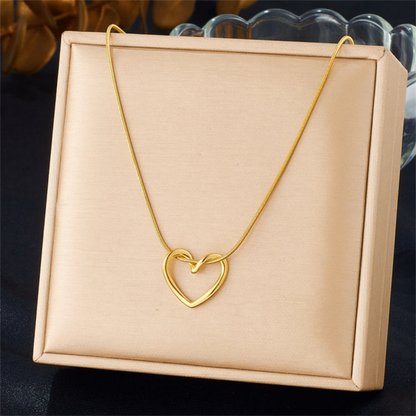 Open Heart Necklace
