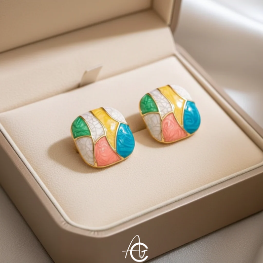 Colorful Stud Earrings
