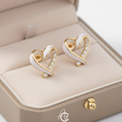 Heart Bling Earrings