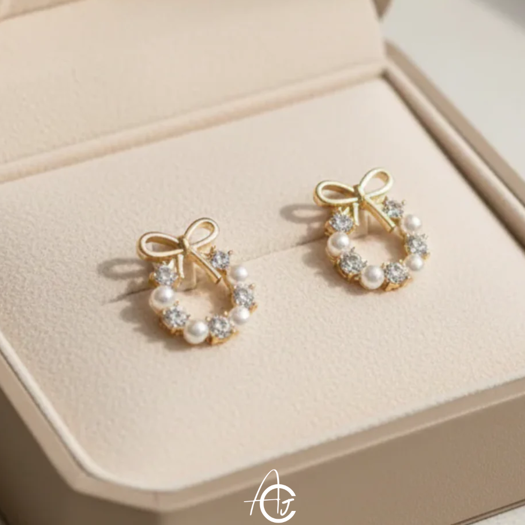 Bling Bow Earrings