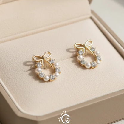 Bling Bow Earrings