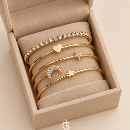 Golden Layered Bracelet