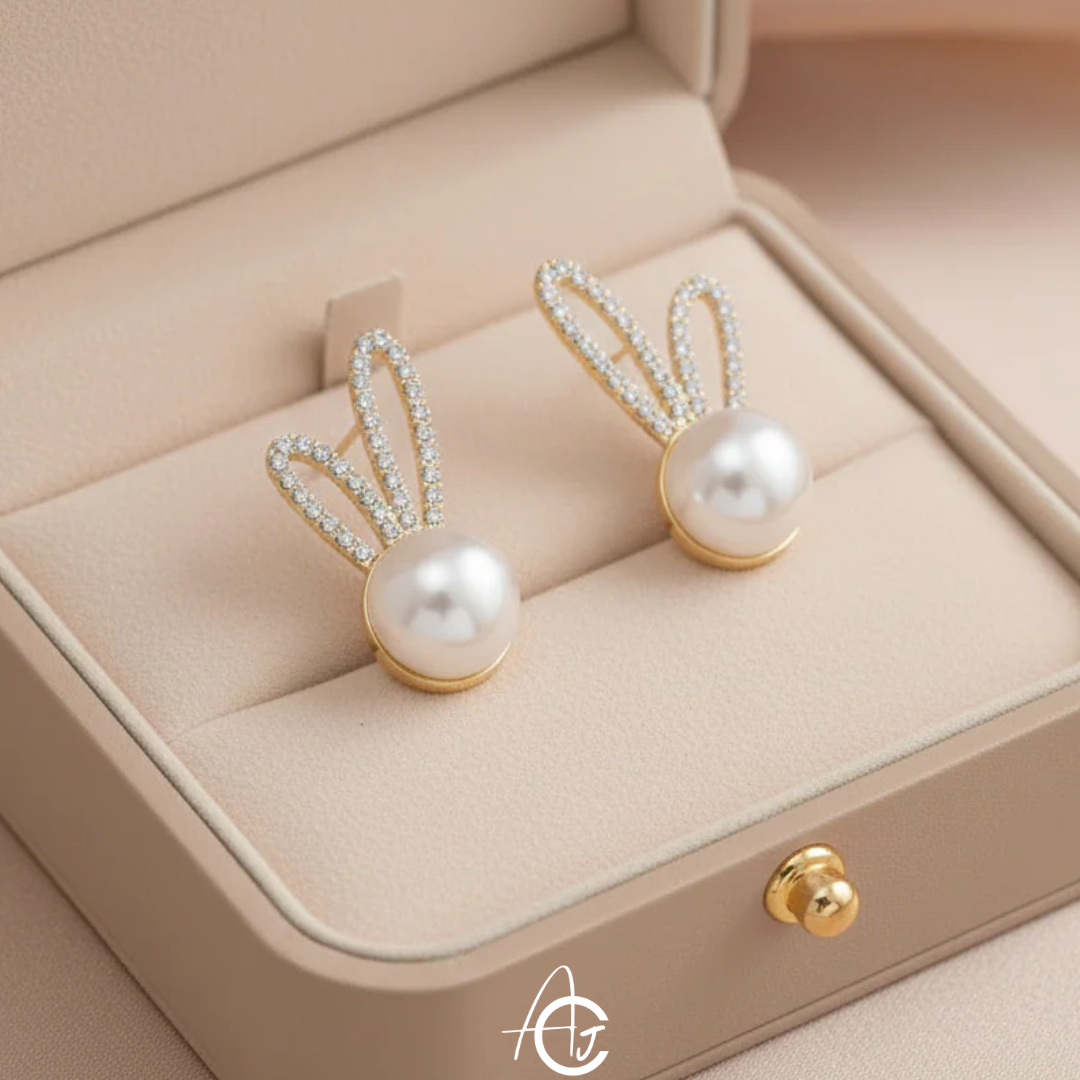 Pearl Bling Earrings