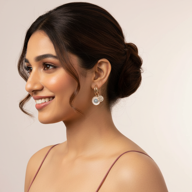 Pretty Evil Eye Earrings