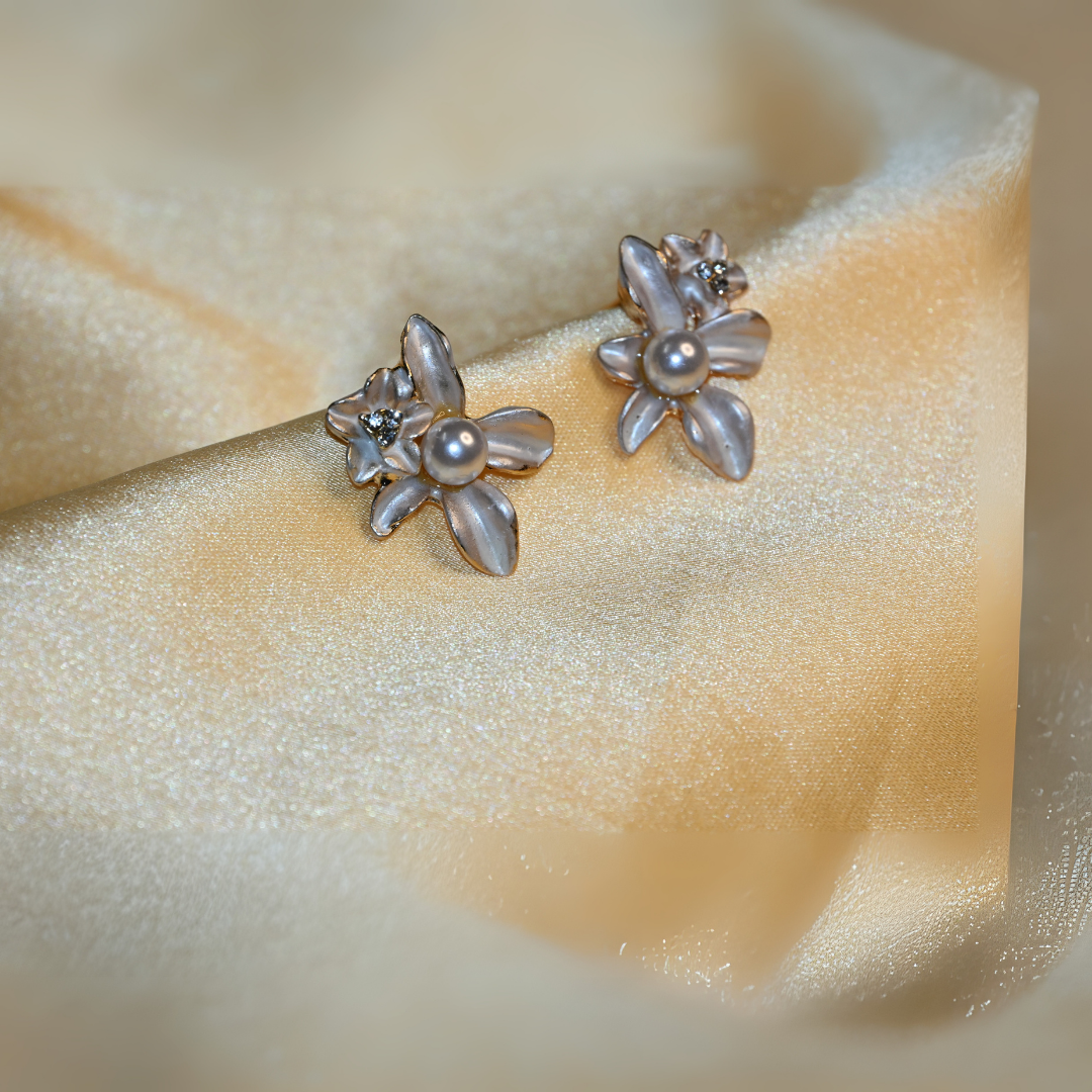 Flower Bling Earrings